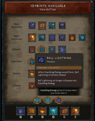 Diablo 4 Sorcerer Enchantment System