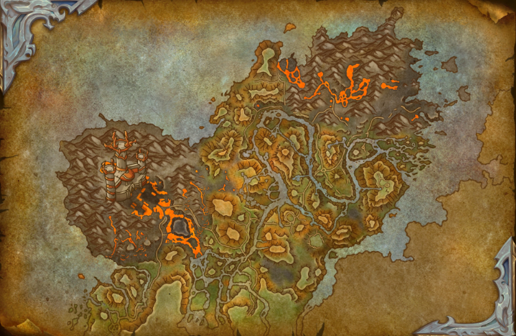 The Waking Shores Map