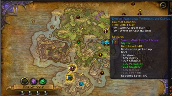 World of Warcraft Legion world quests